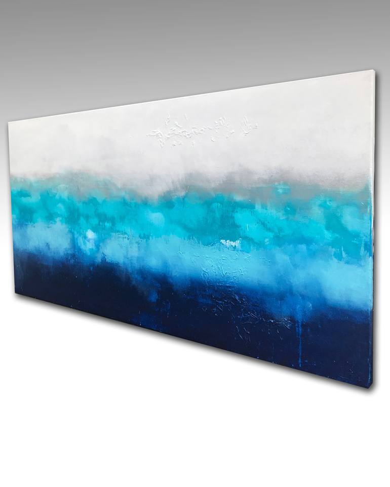 Original Seascape Abstract Painting by Dee Brown