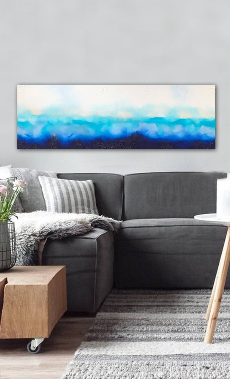 Original Abstract Seascape Painting by Dee Brown