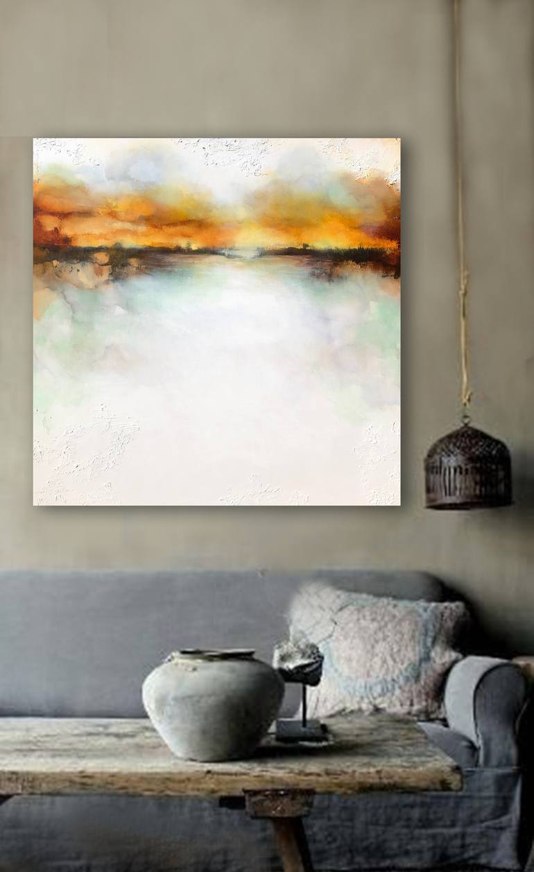 coastlining sunrise Painting by Dee Brown | Saatchi Art