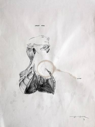 Original Body Drawing by Jordi Gonzalez Castello
