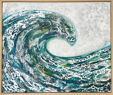 Original Abstract Expressionism Seascape Paintings by Georgia Morgan