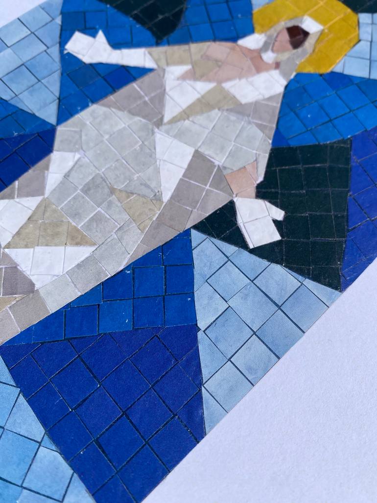 Original Abstract Religion Mixed Media by Helen Hughes