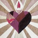 Woven Sacred Heart – Christian Wall Art Sacred Heart home decor by Helen Hughes