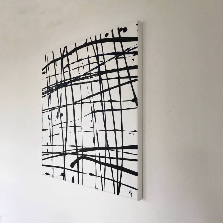 Original Abstract Expressionism Abstract Painting by Helen Hughes