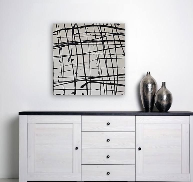 Original Abstract Expressionism Abstract Painting by Helen Hughes
