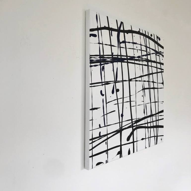 Original Abstract Expressionism Abstract Painting by Helen Hughes