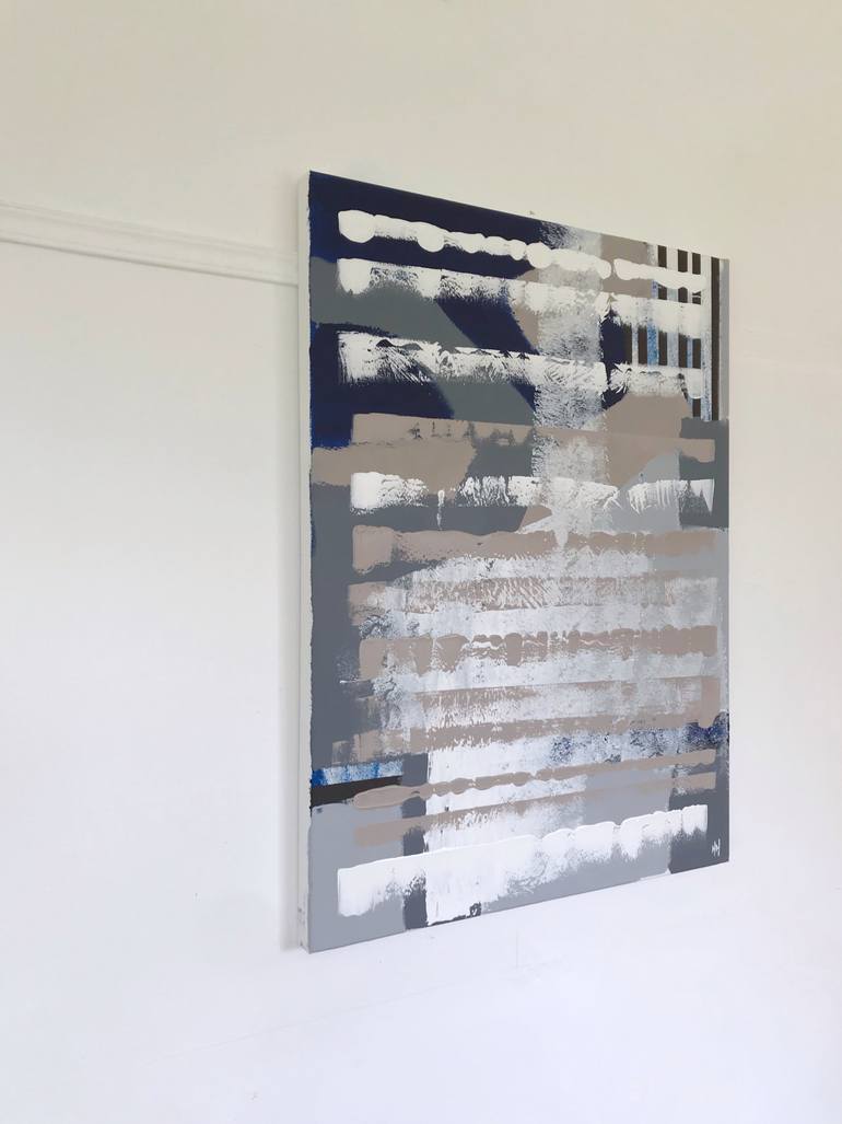 Original Abstract Politics Painting by Helen Hughes