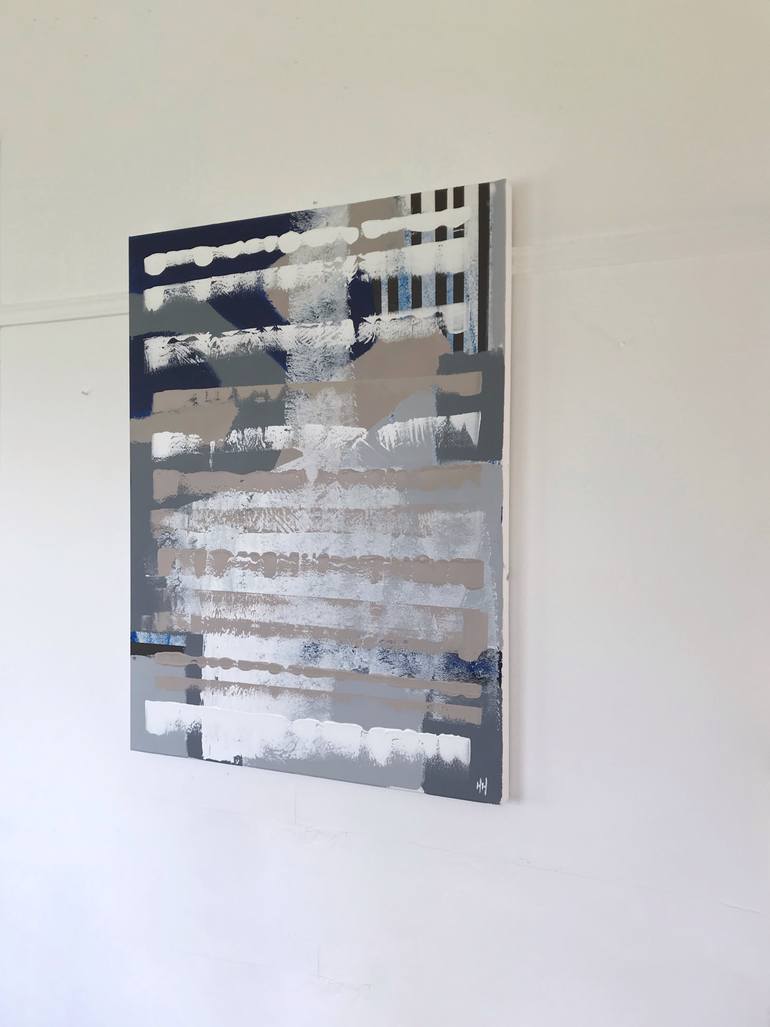 Original Abstract Politics Painting by Helen Hughes