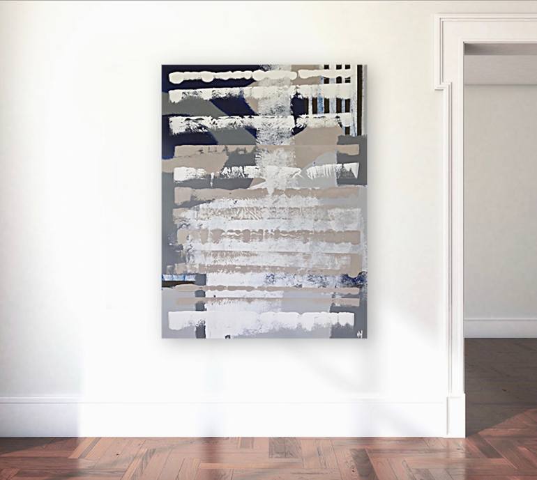 Original Abstract Politics Painting by Helen Hughes