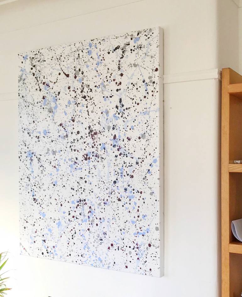 Original Abstract Expressionism Abstract Painting by Helen Hughes