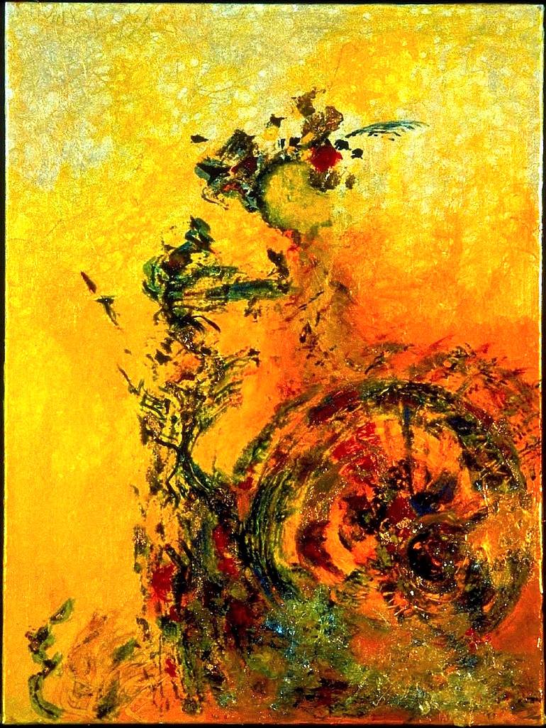 Coruscation, SOLD. Painting by Chitra Ramanathan | Saatchi Art