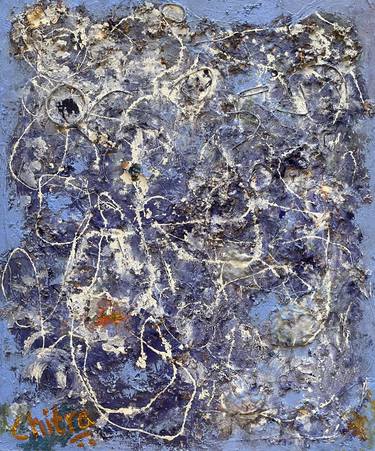 Original Abstract Expressionism Abstract Paintings by Chitra Ramanathan