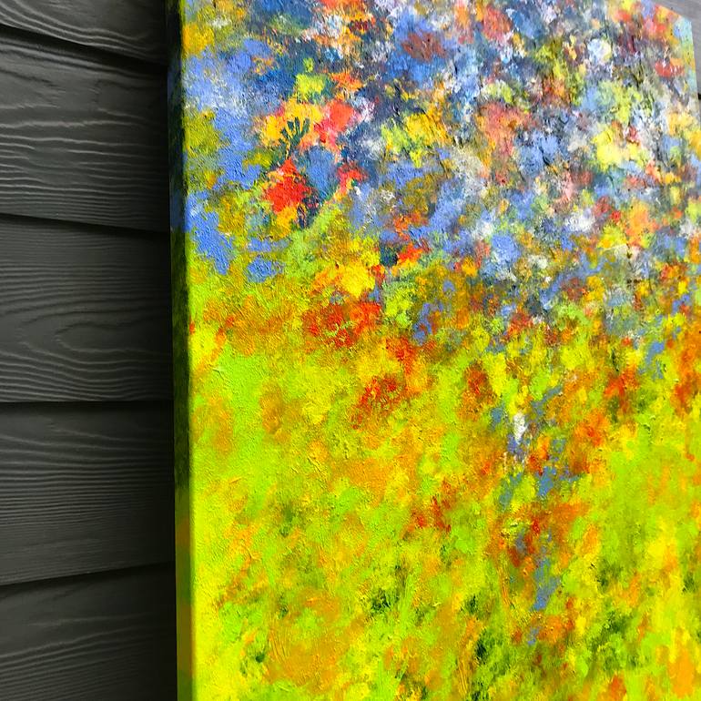 Original Conceptual Abstract Painting by Chitra Ramanathan