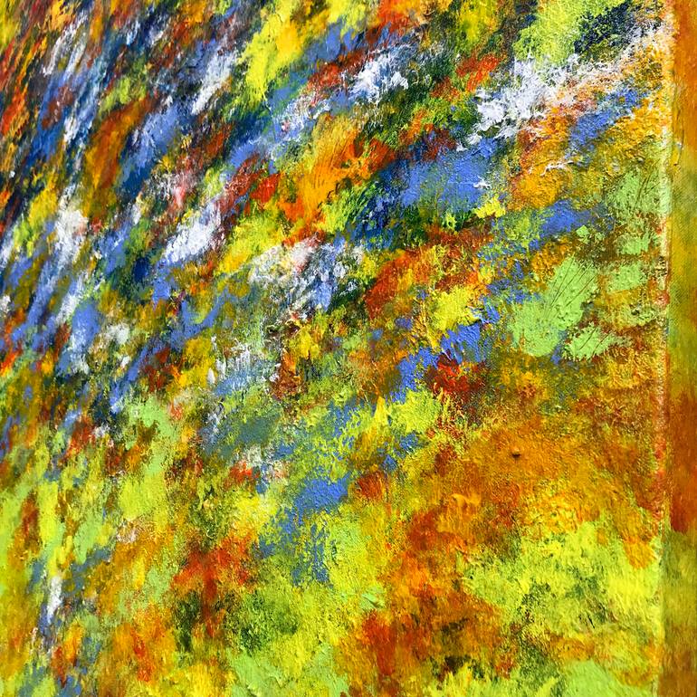 Original Conceptual Abstract Painting by Chitra Ramanathan