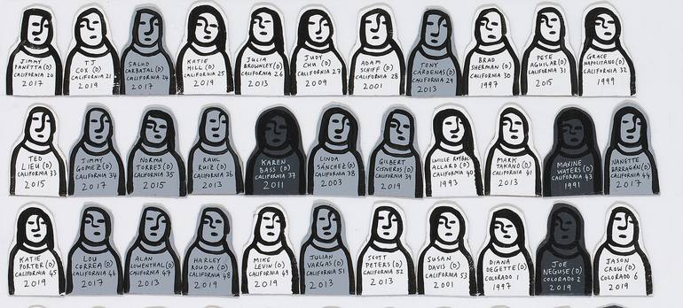 Original Illustration Politics Painting by Ralph Lazar