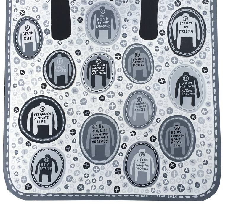 Original Illustration Politics Painting by Ralph Lazar