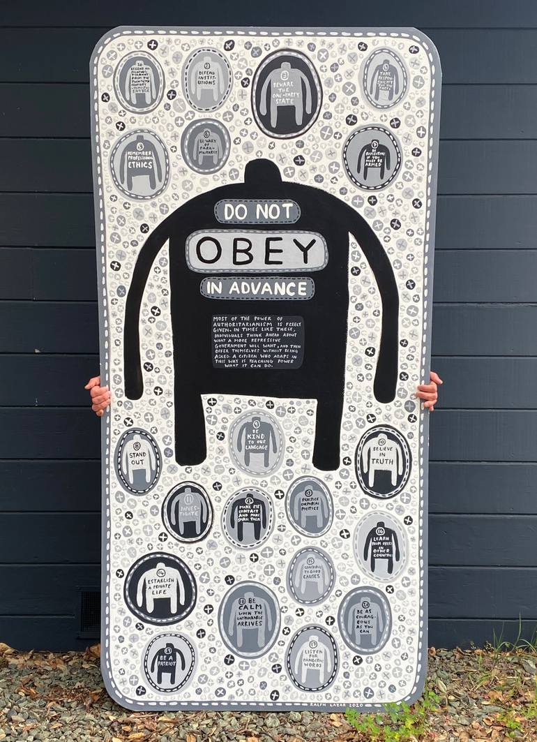 Original Illustration Politics Painting by Ralph Lazar