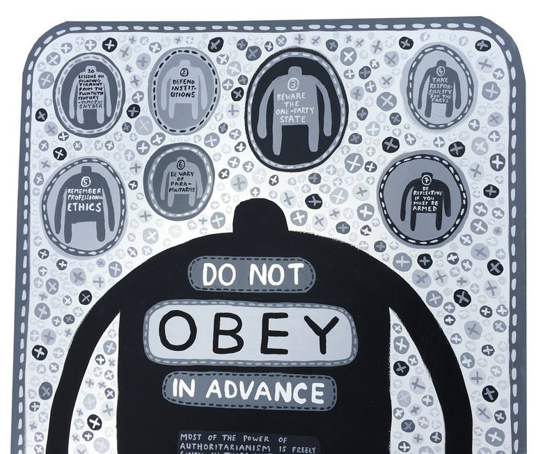 Original Illustration Politics Painting by Ralph Lazar