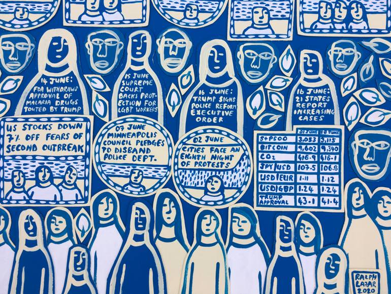 Original Illustration Politics Painting by Ralph Lazar