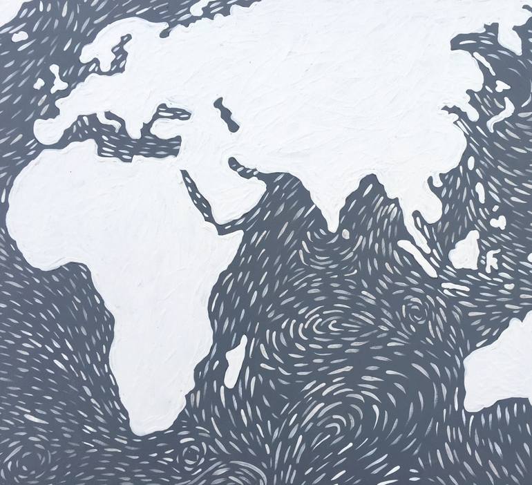 Original Documentary Boat Painting by Ralph Lazar