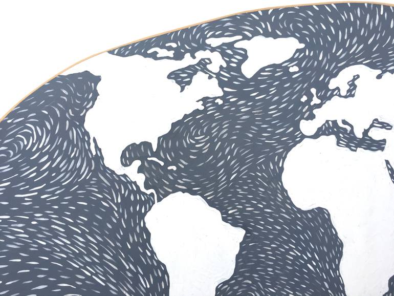 Original Documentary Boat Painting by Ralph Lazar