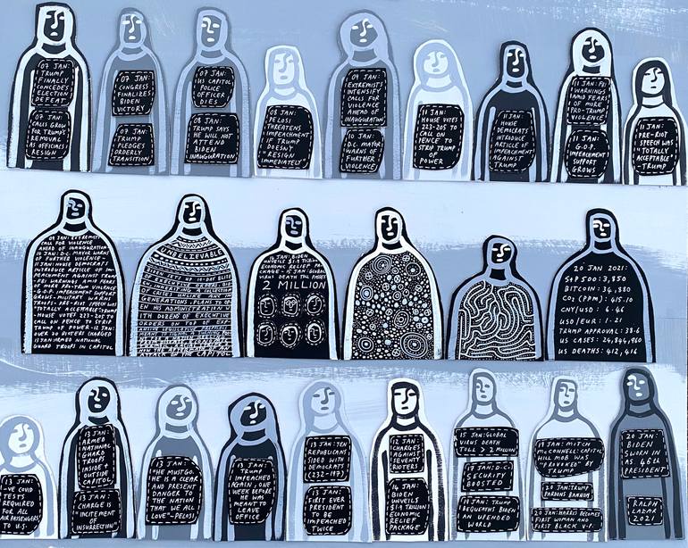 Original Illustration Politics Painting by Ralph Lazar