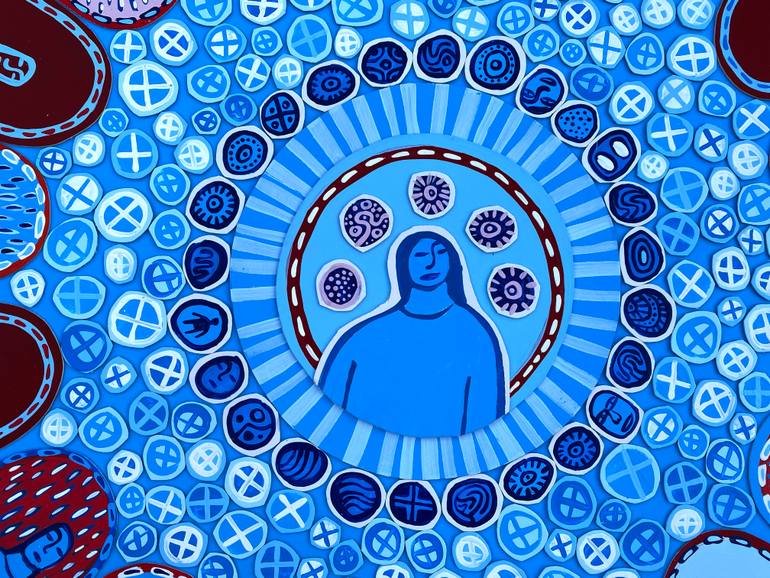 Original Documentary People Painting by Ralph Lazar