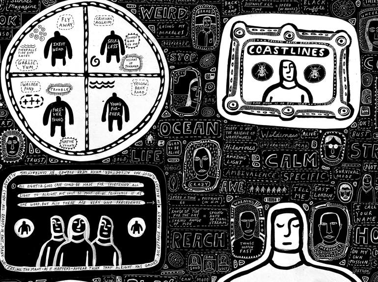 Original Illustration Politics Painting by Ralph Lazar