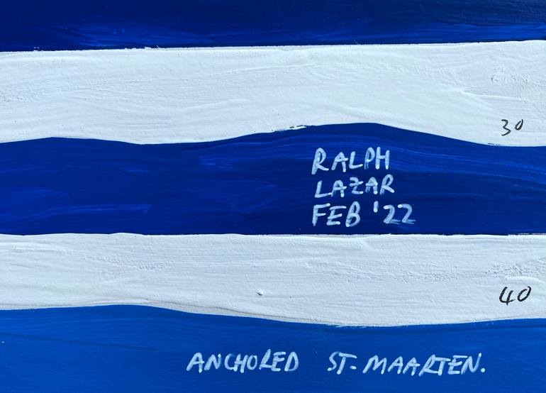 Original Illustration Seascape Painting by Ralph Lazar