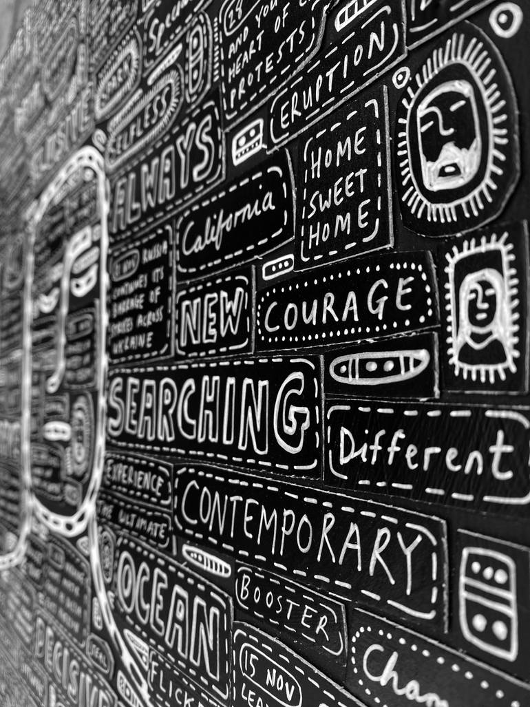 Original Illustration People Painting by Ralph Lazar