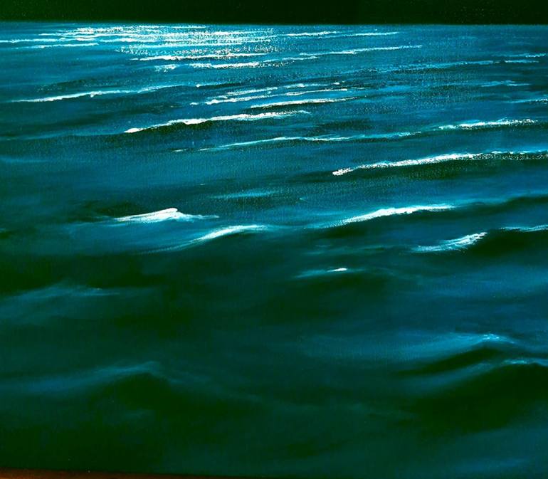 Original Contemporary Seascape Painting by Lucinda Leveille