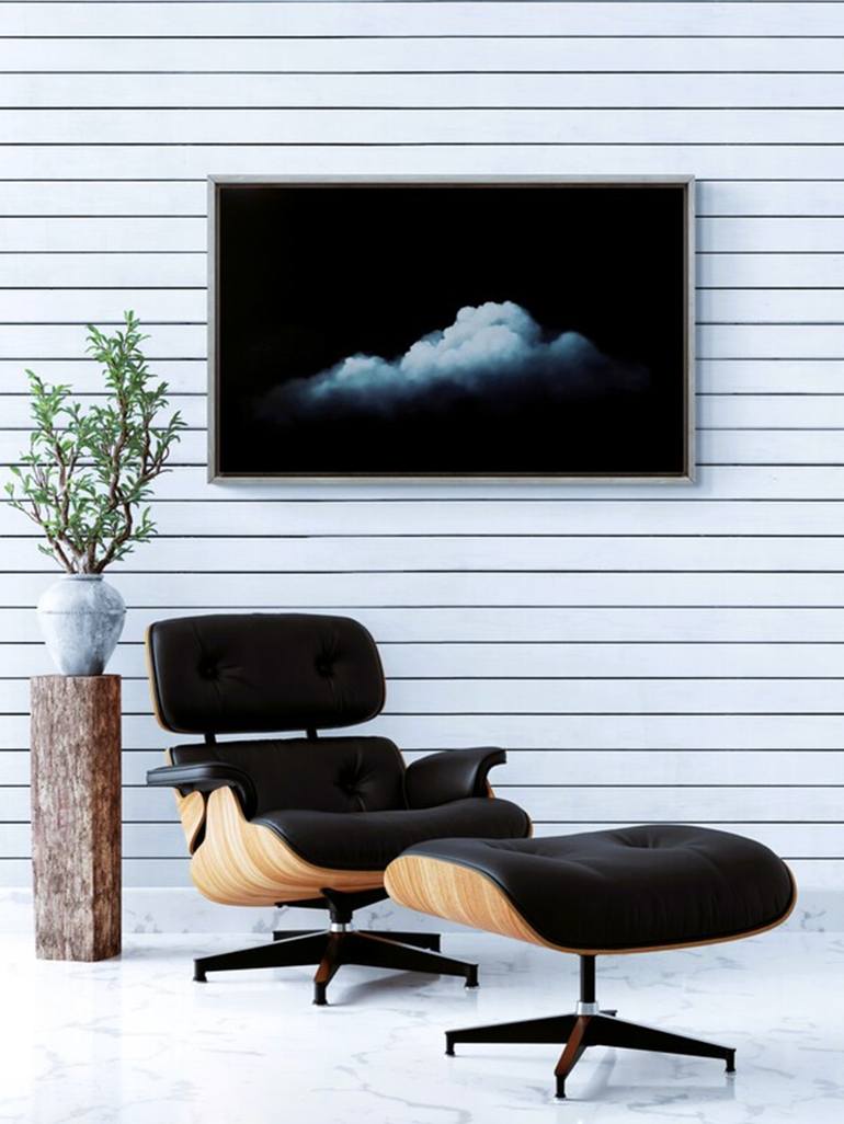 Original Black & White Landscape Painting by Lucinda Leveille