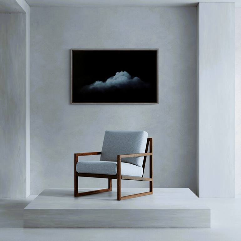 Original Black & White Landscape Painting by Lucinda Leveille
