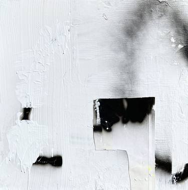 Original Black & White Abstract Paintings by Eric Guenette