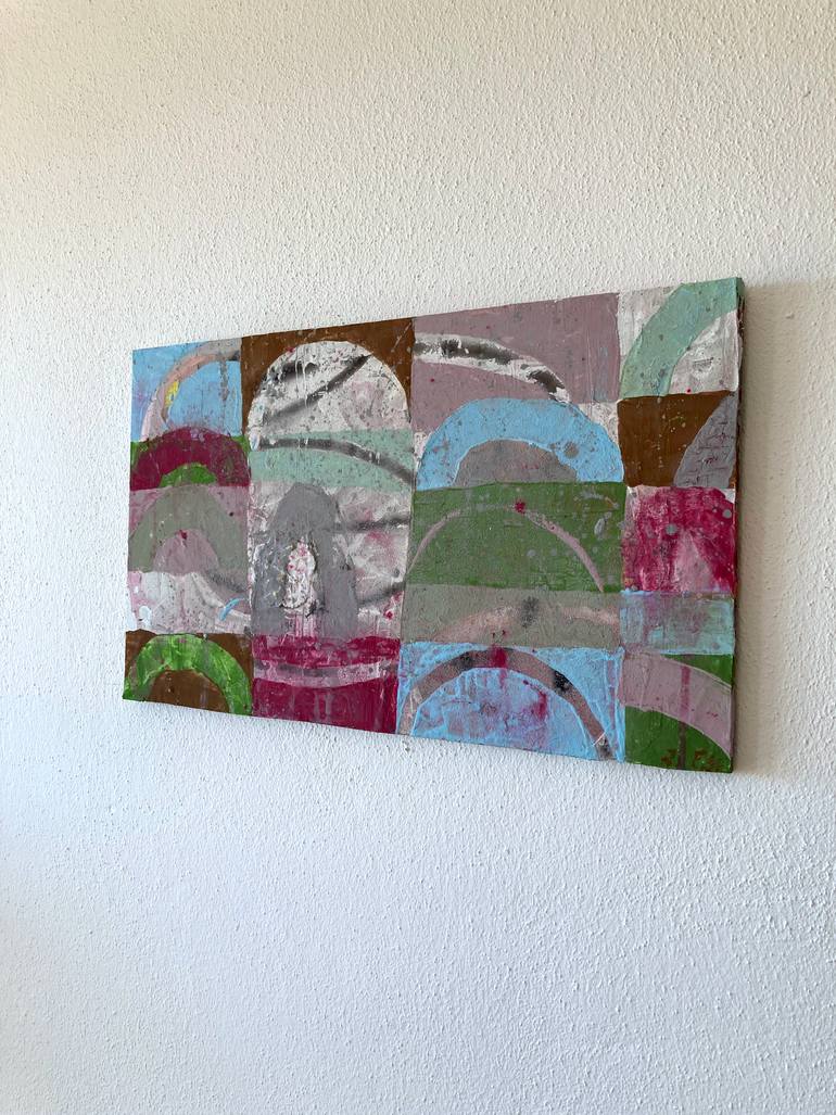 Original Geometric Abstract Painting by Eric Guenette