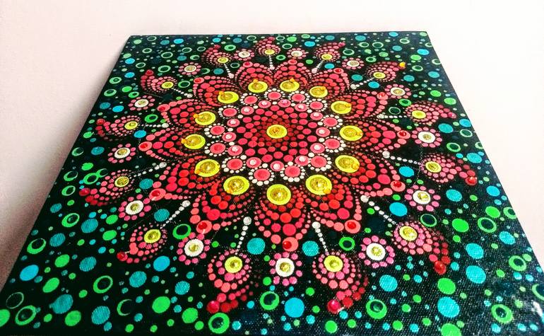 Original Art Deco Abstract Painting by Shweta Handa