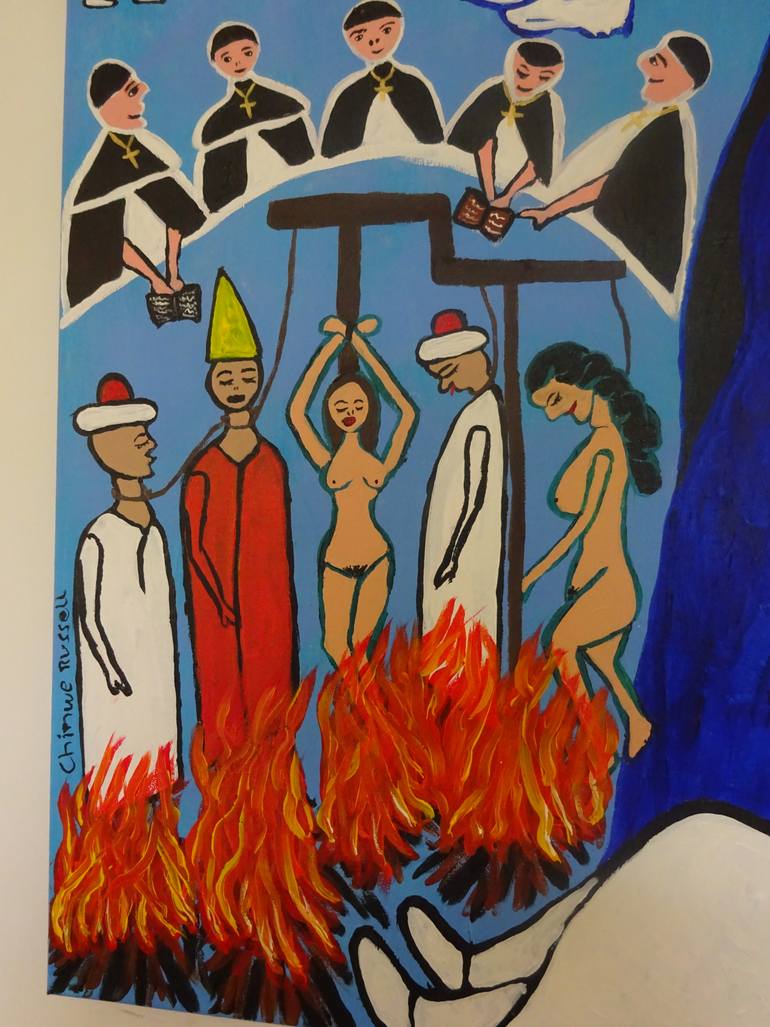 Original Figurative People Painting by Chinwe Russell