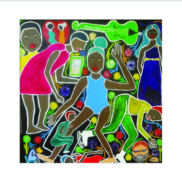 Print of Figurative Children Paintings by Chinwe Russell
