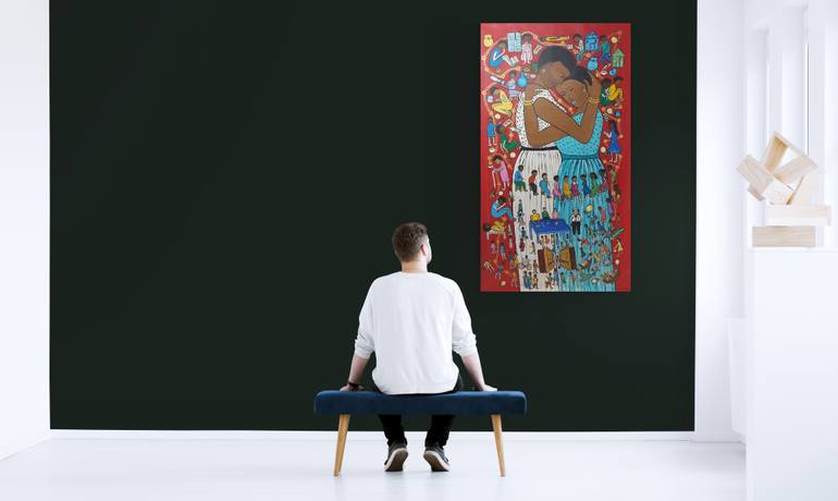 Original Documentary People Painting by Chinwe Russell