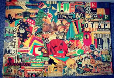 Original Popular culture Collage by Mirco Piccioli