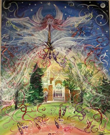 Original Fantasy Painting by Ingrid Dittrich