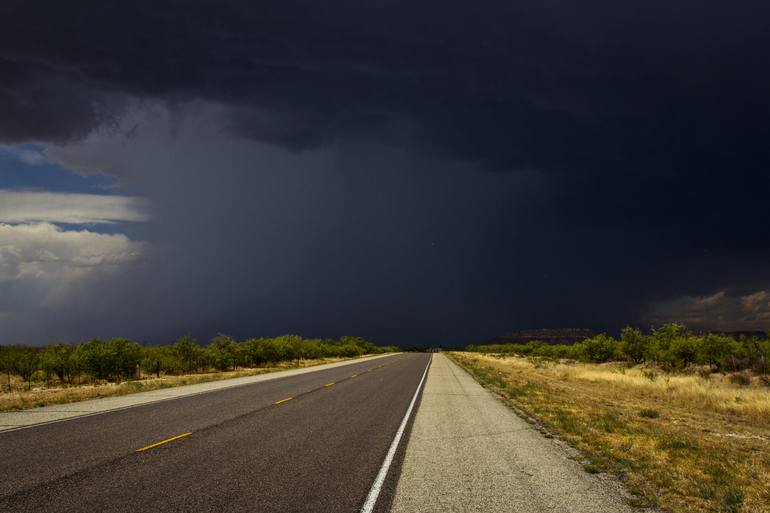  Approaching Storm Landscape Photo Paper Coastal Art