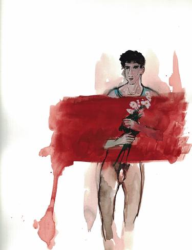 Print of Nude Paintings by Narek Saroyan