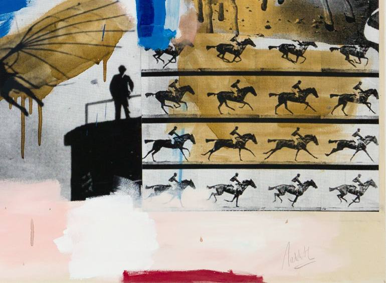 Original Abstract Travel Painting by Sven Jakubith