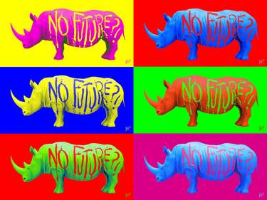 No Future?! 6 colorful Rhinos - 12 Limited signed Editions thumb