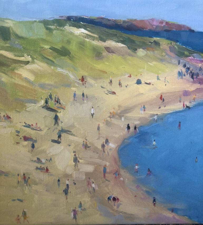Original Beach Painting by Zory McGrath