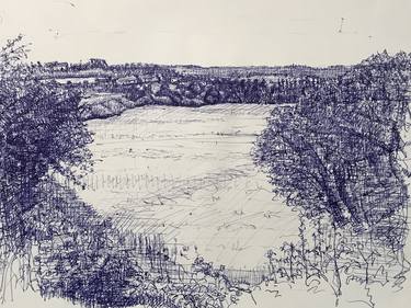 Original Landscape Drawings by Bruce Johnson