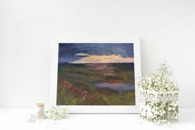 Original Fine Art Landscape Painting by Katia Oskina