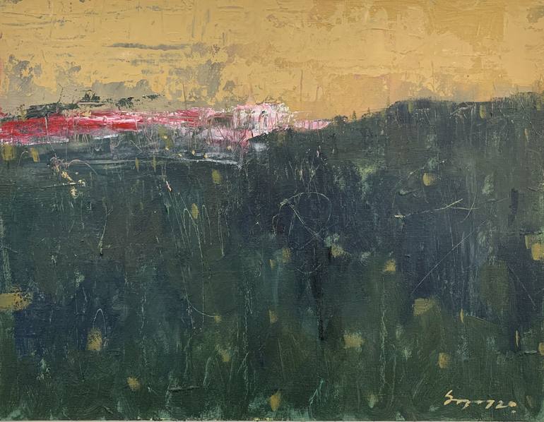 Abstract Landscape Painting by Syed Ahmed | Saatchi Art