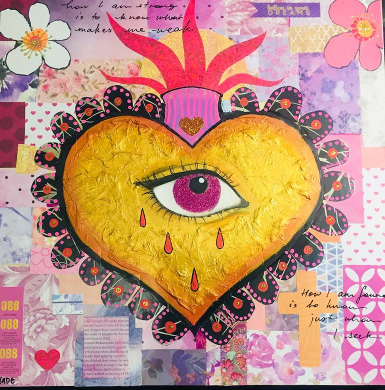 Sacredheart.1 Painting By Ally Jade 